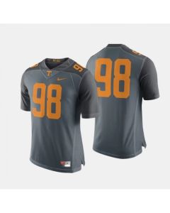 Men's Tennessee Volunteers #98 Gray College Football Stitched Jersey