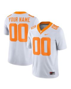 Men's Tennessee Volunteers ACTIVE PLAYER Custom White Stitched Game Jersey
