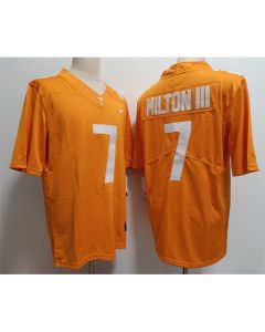 Men's Tennessee Volunteers Irish #7 Joe Milton III Orange Stitched Jersey