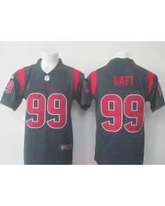 Men's Texans #99 J.J. Watt Navy Limited Rush Stitched NFL Jersey