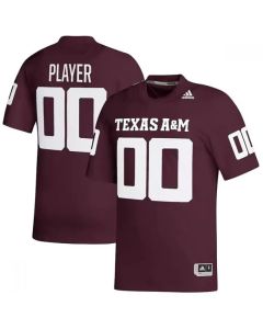 Men's Texas A&M Aggies ACTIVE PLAYER Custom Maroon Stitched Football Jersey