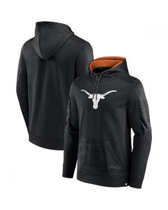 Men's Texas Longhorns Black On The Ball Pullover Hoodie