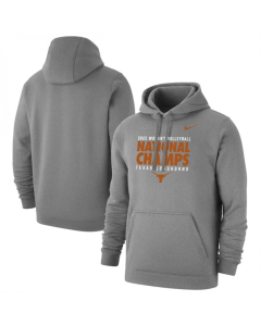 Men's Texas Longhorns Grey Champions Pullover Hoodie