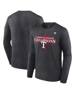 Men's Texas Rangers 2023 Heather Charcoal Champions Locker Room Long Sleeve T-Shirt