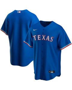 Men's Texas Rangers Blank Blue Stitched MLB Jersey
