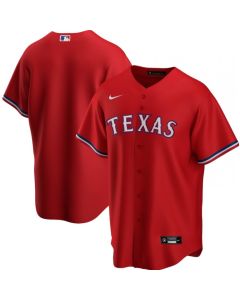 Men's Texas Rangers Blank Red Stitched MLB Jersey