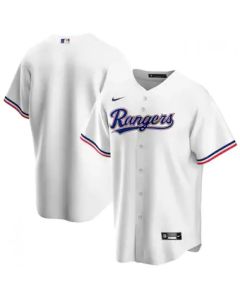 Men's Texas Rangers Blank White Stitched MLB Jersey