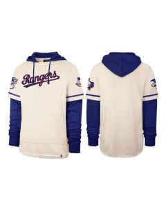 Men's Texas Rangers Cream Pullover Hoodie