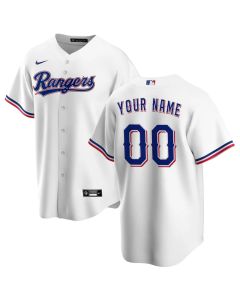 Men's Texas Rangers Custom Home Replica Custom Jersey