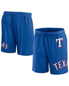 Men's Texas Rangers Royal Clincher Mesh Shorts