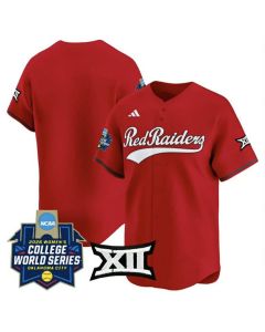 Men's Texas Tech Red Raiders Red 2025 World Series Jersey