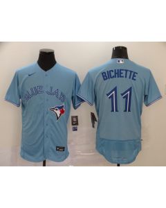 Men's Toronto Blue Jays #11 Bo Bichette Blue Flex Base Stitched MLB Jersey