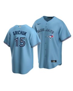 Men's Toronto Blue Jays #15 Whit Merrifield Light Blue Cool Base Stitched Jersey