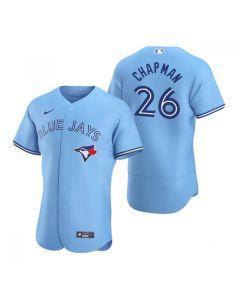 Men's Toronto Blue Jays #26 Matt Chapman Blue Flex Base Stitched Baseball Jersey