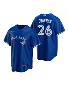 Men's Toronto Blue Jays #26 Matt Chapman Royal Cool Base Stitched Jersey