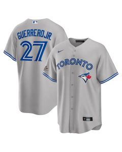 Men's Toronto Blue Jays #27 Vladimir Guerrero Jr. Gray 2025 MLB All-Star Game Road Replica Player Jersey (Blue Gray)