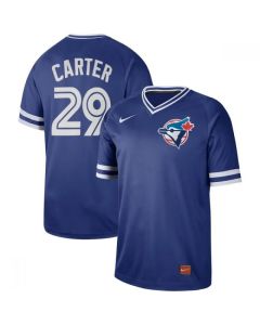 Men's Toronto Blue Jays #29 Joe Carter Royal Stitched Jersey