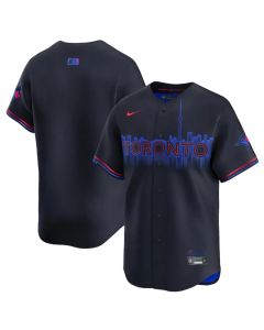Men's Toronto Blue Jays Blank Black 2024 City Connect Limited Stitched Baseball Jersey