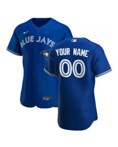 Men's Toronto Blue Jays Blue Customized Stitched MLB Jersey