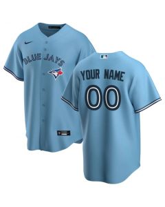 Men's Toronto Blue Jays Customized Blue Stitched MLB Jersey