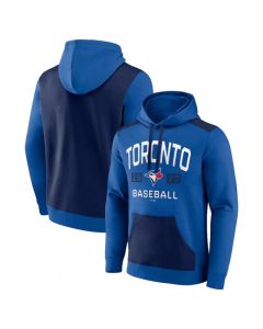 Men's Toronto Blue Jays Royal/Navy Chip in Pullover Hoodie
