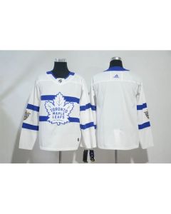 Men's Toronto Maple Leafs White 2018 NHL Stadium Series Stitched NHL Jersey