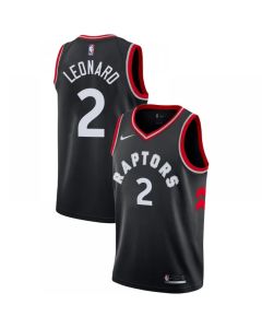 Men's Toronto Raptors #2 Kawhi Leonard Black Stitched NBA Jersey