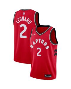 Men's Toronto Raptors #2 Kawhi Leonard Red Stitched NBA Jersey