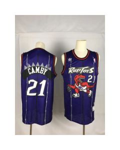 Men's Toronto Raptors #21 Marcus Camby Blue Swingman Stitched NBA Jersey