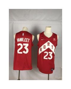 Men's Toronto Raptors #23 Fred Vanvleet Red 2019 Earned Edition Swingman Stitched NBA Jersey
