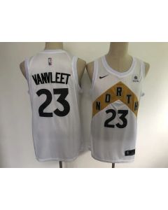 Men's Toronto Raptors #23 Fred Vanvleet White 2019 Earned Edition Swingman Stitched NBA Jersey
