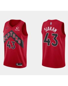 Men's Toronto Raptors #43 Pascal Siakam Red 2020/21 Icon Swingman Stitched NBA Jersey
