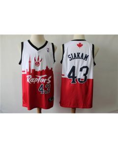 Men's Toronto Raptors #43 Pascal Siakam White/Red 2019 City Edition Swingman Stitched NBA Jersey