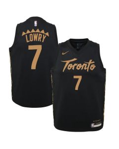 Men's Toronto Raptors #7 Kyle Lowry Black 2019 City Edition Stitched NBA Jersey