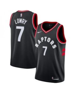 Men's Toronto Raptors #7 Kyle Lowry Black Stitched NBA Jersey