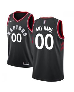 Men's Toronto Raptors Black Customized Stitched NBA Jersey