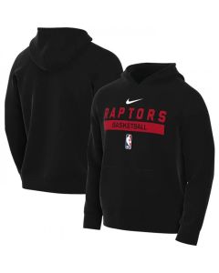 Men's Toronto Raptors Black Spotlight Fleece Overhead Hoodie