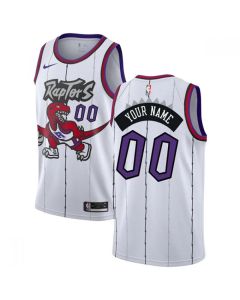 Men's Toronto Raptors White Customized Stitched NBA Jersey