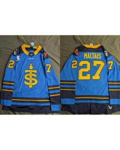 Men's Toronto Sceptres Custom Blue Stitched Hockey Jersey