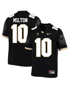 Men's UCF Knights #10 Mckenzie Milton Black 19/20 Stitched Jersey