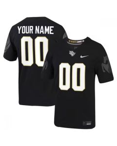 Men's UCF Knights ACTIVE PLAYER Custom Black Stitched Game Jersey
