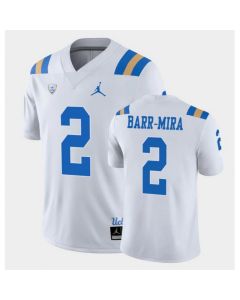 Men's UCLA Bruins #2 Nicholas Barr-Mira White Game Stitched Jersey