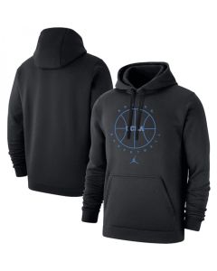 Men's UCLA Bruins Black Basketball Icon Club Fleece Pullover Hoodie