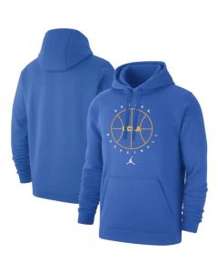Men's UCLA Bruins Blue Basketball Icon Club Fleece Pullover Hoodie