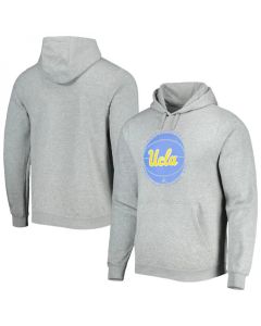 Men's UCLA Bruins Grey Basketball Pullover Hoodie