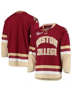 Men's Under Armour Maroon Boston Red Stitched Jersey