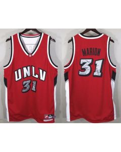 Men's UNLV #31 Shawn Marion Red Stitched Jersey