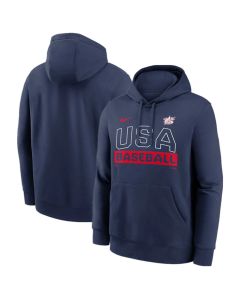 Men's USA Baseball Navy 2026 World Baseball Classic Club Hoodie (Navy)