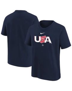 Men's USA Baseball Navy 2026 World Baseball Classic Country T-Shirt (Navy)