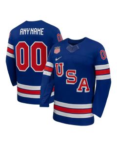 Men's USA Hockey Custom Royal 2026 Home Replica Jersey